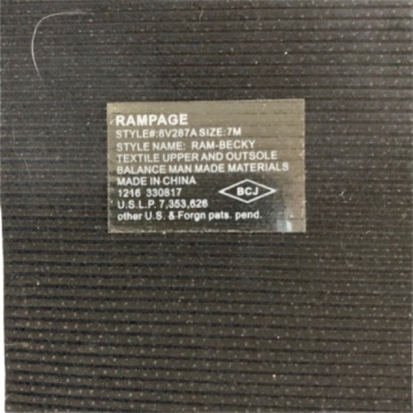 Rampage Black Studded Cushioned Sandals - Picture 5 of 5